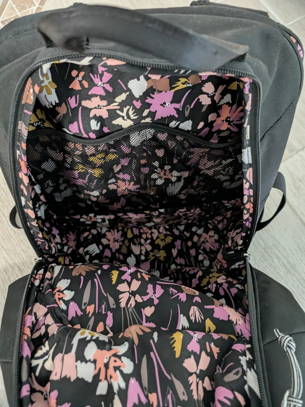 Vera Bradley Black Lightweight Everyday Backpack